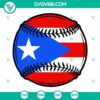 Puerto Rico baseball team theme SVG file for 2023 World tournament, ideal for sports enthusiasts and design projects.