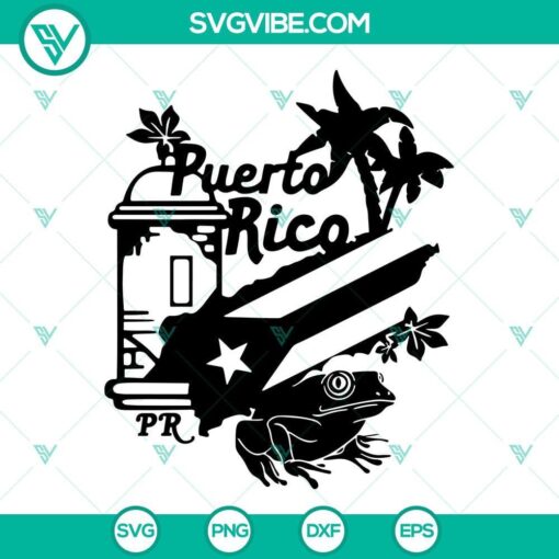 puerto rico svg puerto rico clipart puerto rico flag svg puerto rico clipart el morro svg silhouette 3 mockup