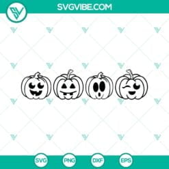 Halloween, SVG Files, Pumpkin Face SVG Image, Jack O Lantern SVG Download, 2