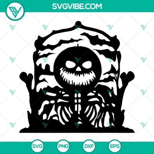 pumpkin monster svg jack o lantern svg skeleton svg spooky halloween svg png dxf eps 1 mockup