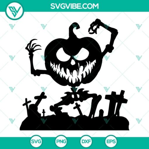 pumpkin monster svg jack o lantern svg skeleton svg spooky halloween svg png dxf eps 10 mockup