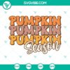 Pumpkin Season SVG design for Fall and Halloween, in PNG, DXF, and EPS formats. Great for festive crafting projects.