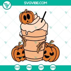 Halloween, SVG Files, Pumpkin Spice Latte SVG Download, Funny Fall Halloween 9