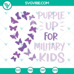 American, SVG Files, Veteran, Purple Up Military Child Army Helicopter Svg, 4