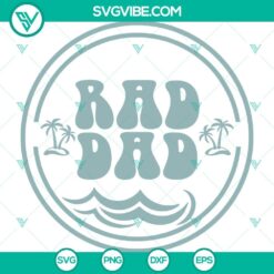 Father’s Day, SVG Files, Rad Dad Surfing Father’s Day Gift SVG Image – 15