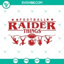 Football, School, Sports, SVG Files, Raiders SVG File, Football Raider Things 2