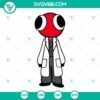 Rainbow Friends and Roblox Scary Game SVG Files Bundle with PNG, DXF, and EPS formats for digital crafting projects.