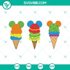 rainbow pride ice cream mickey svg lgbt community svg gay pride svg summer pride month lgbtq 2023 svg png dxf eps 8 mockup