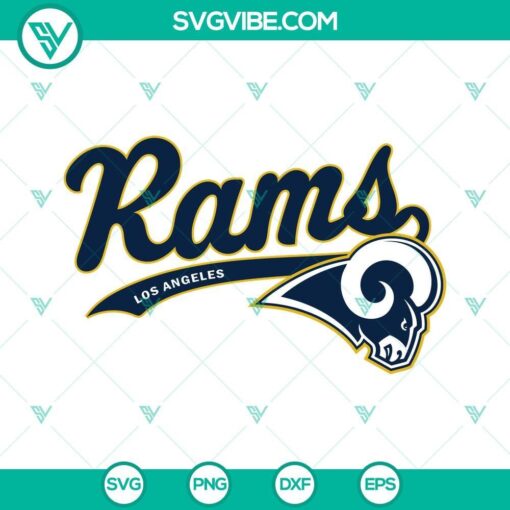 rams svg los angeles rams svg png dxf eps cricut silhouette los angeles rams logo svg 7 mockup