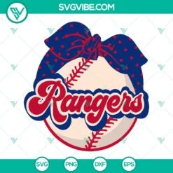 Baseball, Sports, SVG Files, Texas Rangers Baseball Logo SVG File-sharing Texas 3