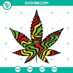 Rasta weed leaf SVG images with cannabis, stoner, and marijuana 420 designs for digital use.