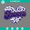 Ravens football and leopard print heart design SVG files for Baltimore Ravens fans. Perfect for crafts and DIY projects.
