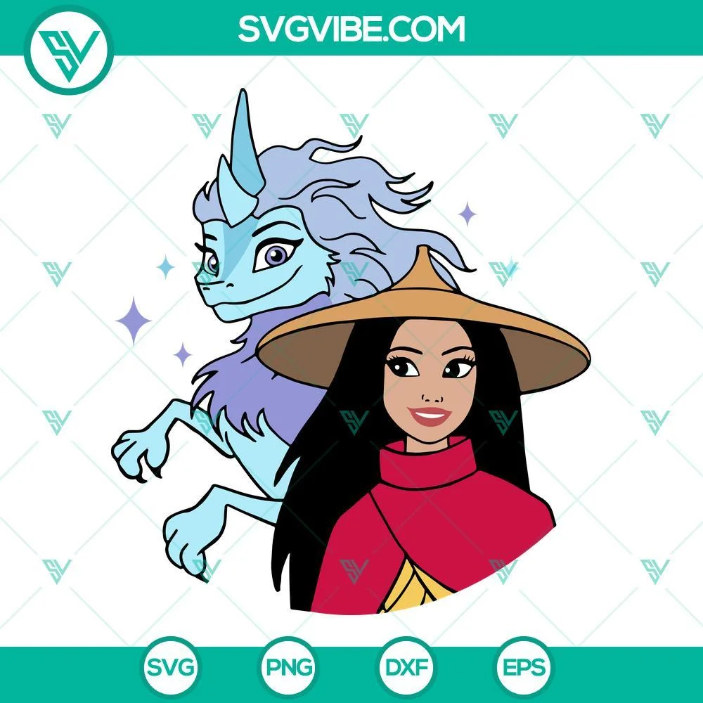 Disney, SVG Files, Raya And Sisu SVG Files, Raya And The Last Dragon SVG Image 1