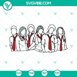 RBD Rebelde SVG design with PNG, DXF, EPS files for Cricut Silhouette - Perfect for fans of the Latin American telenovela.