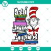 Dr. Seuss Cat in the Hat SVG file for Read Across America, PNG and DXF formats, cat wearing a hat design.