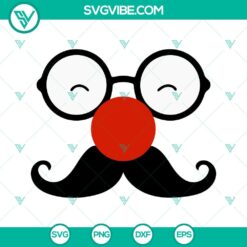 red nose day svg bundle fund raising svg red nose 2023 svg png dxf eps cutting files 5 mockup