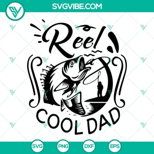 reel cool dad svg dad fishing svg fathers day svg 3 mockup