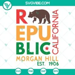 American, SVG Files, Welcome To California SVG File, Bear SVG Files, Tree SVG 3