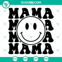 Retro Mom SVG Download Bundle, Mama SVG Image, Cool Mom SVG Images, Groovy Mama SVG Image 9