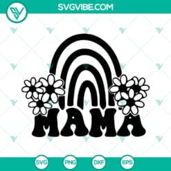 retro mom svg bundle mama svg cool mom svg groovy mama svg trendy mom svg png dxf eps cricut files 4 mockup