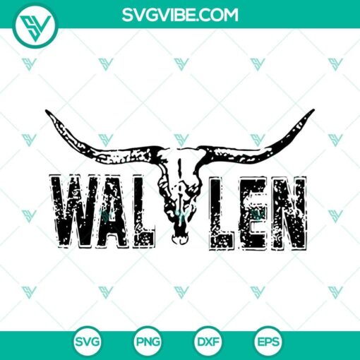 retro wallen bull skull svg bundle morgan wallen svg western svg country music svg png dxf eps 8 mockup