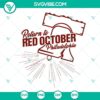 Red October Philadelphia SVG images with October Philadelphia theme.