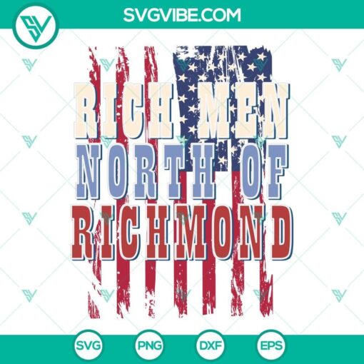 rich men north of richmond oliver anthony svg digital cut files 3 mockup