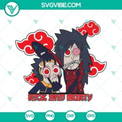 Anime, SVG Files, Rick And Morty Akatsuki SVG Image, Naruto SVG Files PNG DXF 7