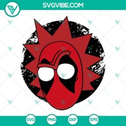 Rick Morty Deadpool SVG Images PNG DXF EPS Cut Files