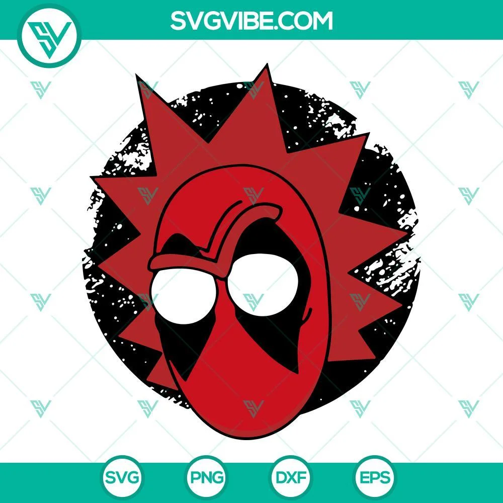 Disney, SVG Files, Rick Morty Deadpool SVG Images PNG DXF EPS Cut Files   1