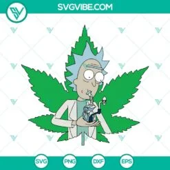 Cartoons, SVG Files, Rick Sanchez Joker SVG Files PNG DXF EPS Digital File, 3