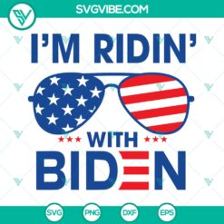 American, SVG Files, Riding With Biden SVG Image, Iâ€™m Ridin With Biden 9