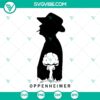 Robert Oppenheimer 2023 SVG files for download, compatible with Cricut machines. PNG, DXF, and EPS formats included.