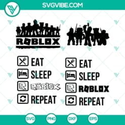 Game, SVG Files, Roblox SVG Image, Roblox Vector SVG Files Bundle, Roblox 17