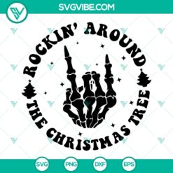 Rockin Around The Christmas Tree SVG File, Christmas Funny SVG Image,