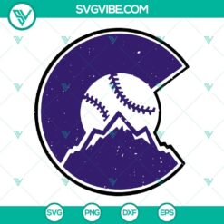 Rocky Mountain Purple Colorado Flag SVG Files, Colorado Flag SVG Images, Rocky