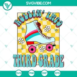 School, SVG Files, Rollin Into Pre-K SVG Download, Roller Skates SVG File, 3