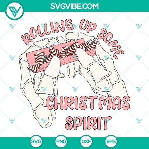 rolling up some christmas spirit svg png dxf eps files designs 10 mockup