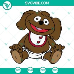 Cartoons, SVG Files, Rowlf The Dog Muppet SVG Files, Muppet Babies SVG File, 4