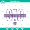 Sacramento Kings 2023 NBA Playoffs SVG file with PNG, DXF, and EPS formats for digital use.