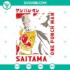 Saitama One Punch Man SVG file with PNG, DXF, and EPS cut files. Ideal for digital designs and crafts.