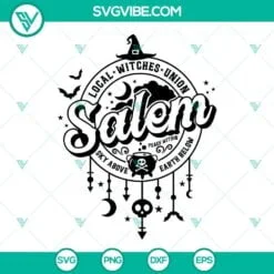 Halloween, SVG Files, Salem Local Witches Union Halloween SVG Images, Halloween 2