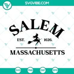 Halloween, SVG Files, Salem Massachusetts Est 1626 SVG Files, Halloween Witch 2