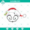Sally Santa Hat Nightmare Before Christmas SVG design for download in PNG, DXF, EPS formats.