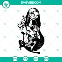 Halloween, SVG Files, Sally SVG Download PNG DXF EPS Cricut Silhouette sally  2