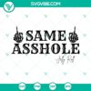 Funny Country themed SVG files featuring Same Asshole Jelly Roll and Skeleton Hand designs. Great for digital crafting projects.