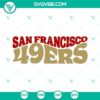 San Francisco 49ers football team logo SVG download with PNG, DXF, and EPS cut files for crafting projects.