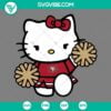 Cartoons, Sports, SVG Files, Seattle Seahawks Hello Kitty Cheerleader SVG Image 14