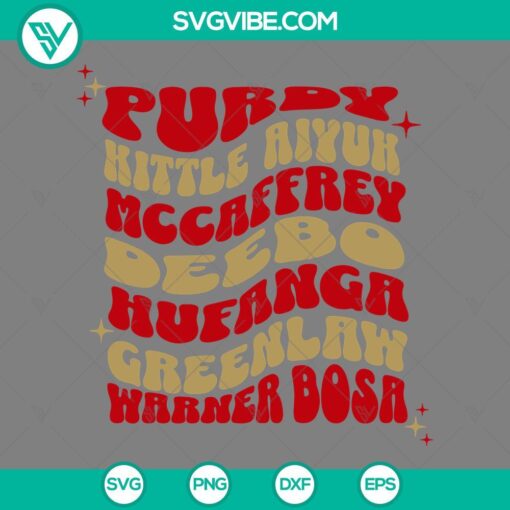 san francisco 49ers players svg brock purdy kittle aiyuk svg christian mccaffrey svg deebo samuel svg mockup