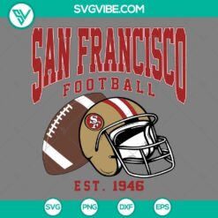 Football, Sports, SVG Files, Football San Francisco 1946 SVG Files, 49ers 3